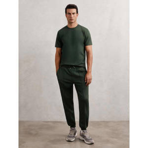 REISS Bradley Interlock Jersey Crew Neck T-Shirt